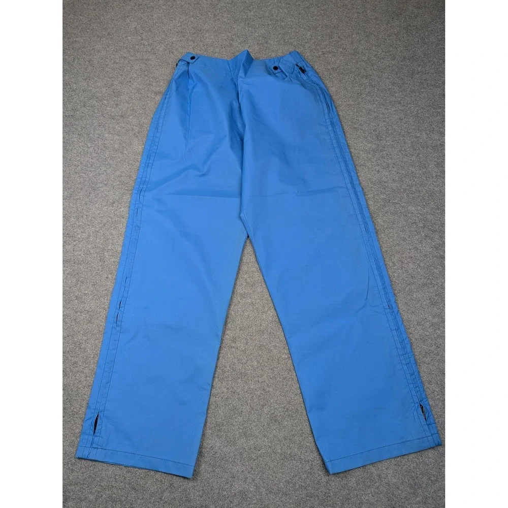 Vintage REI Pants Mens Medium Blue Gore-Tex Rain Full Zip Ski Hiking Shell